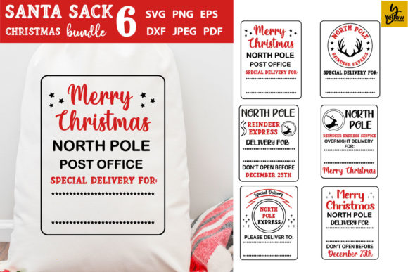 Download Santa Sack SVG Bundle Christmas Bag - Christmas Collection