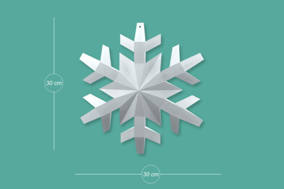 Download DIY Christmas Snowflake - 3d Papercraft - Christmas Collection