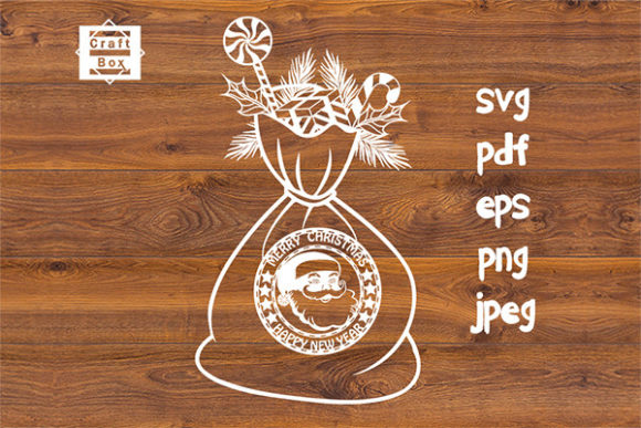 Download Santa Sack Svg, Christmas Gift Svg - Christmas Collection