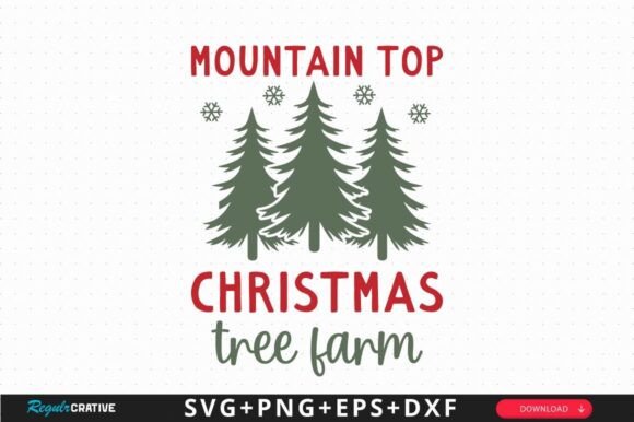 Download Mountain Top Christmas Tree Farm SVG - Christmas Collection