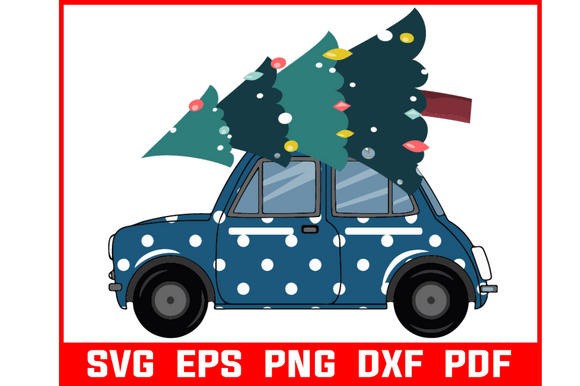 Download London Cab with Christmas Gift Svg - Christmas Collection