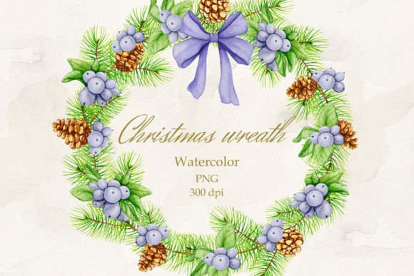 Download Christmas Wreath. Seamless Border. PNG - Christmas Collection