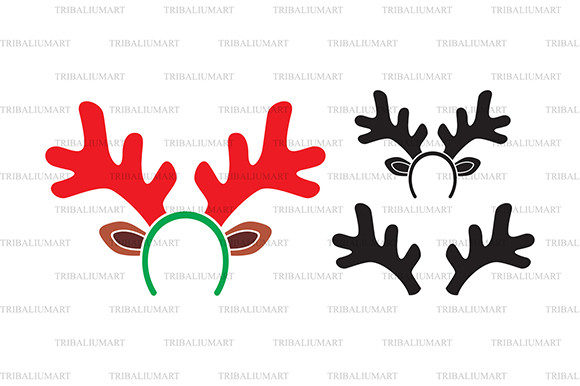 Download New Year Christmas Reindeer Antlers - Christmas Collection