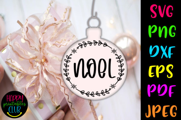 Download Christmas Round Ornaments SVG- Noel SVG - Christmas Collection