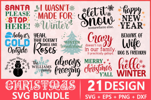 Download Christmas SVG Bundle - Christmas Collection