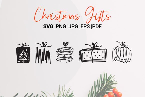 Download Christmas Gift SVG, Cut Files - Christmas Collection