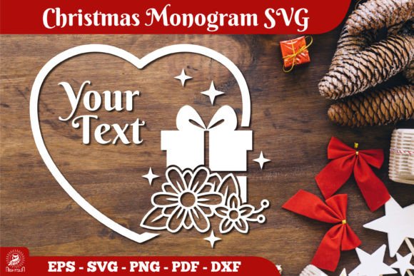 Download Christmas Monogram SVG 1 - Christmas Collection