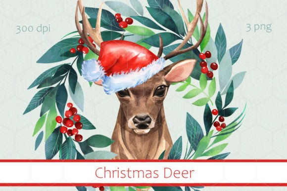 Download Christmas Deer. Clipart - Christmas Collection