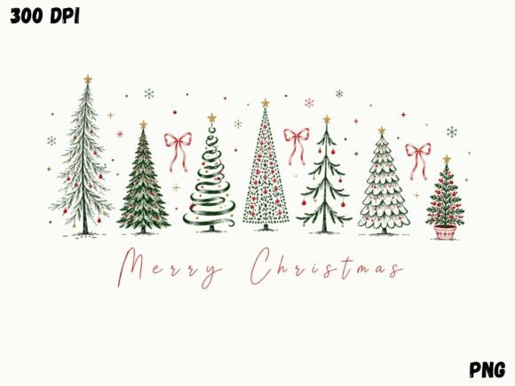 Download Minimal Christmas Tree Line Art PNG, - Christmas Collection