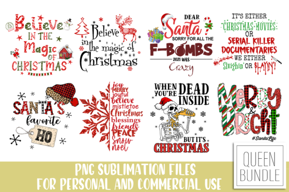 Download Quote Christmas Sublimation Bundle - Christmas Collection