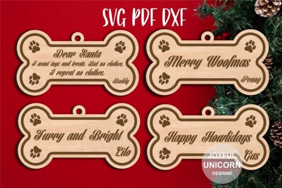 Download Dog Christmas Ornament SVG Bundle - Christmas Collection
