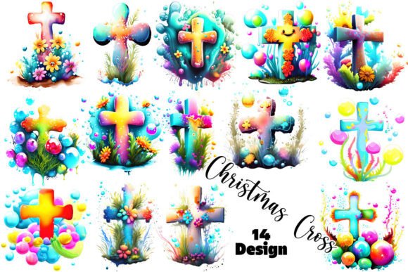Download Christmas Cross Clipart Bundle - Christmas Collection