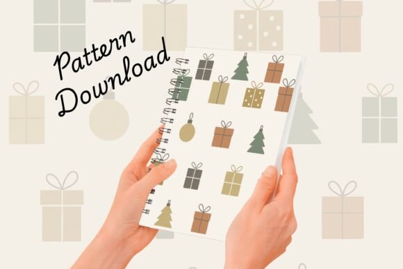Download Minimal Christmas Gifts Pattern - Christmas Collection
