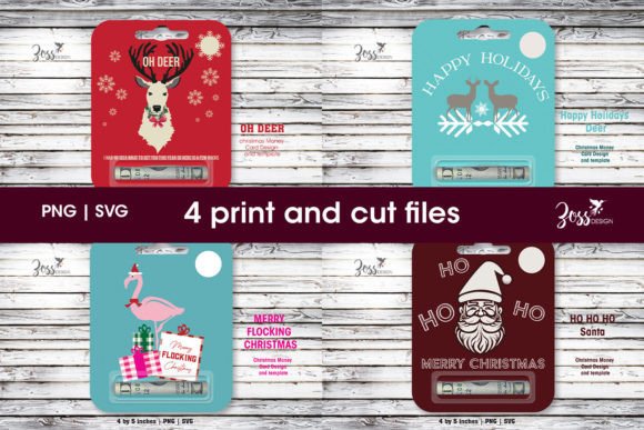 Download Christmas Lip Balm Money Card SVG - Christmas Collection