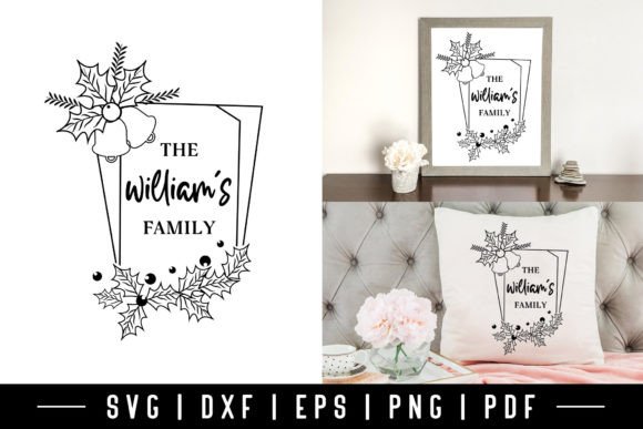 Download Christmas Family Wreath SVG - Christmas Collection